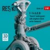 RESKIT RSU48-0259 F-14 (A,B,D) TOMCAT LANDING GEARS WITH WEIGHTED WHEELS SET FOR TAMIYA KIT (RESIN & 3D PRINTED) 1/48
